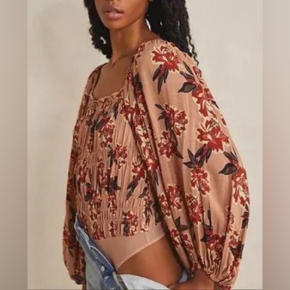Free People Tops - NWT Free People Wild Daze Bodysuit